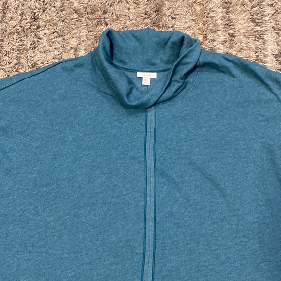 Pure J Jill turtleneck drop shoulder oversize top size 2X - Picture 2 of 9